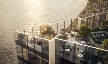 SOM在泰晤士河畔设计的阶梯状露台高层住宅