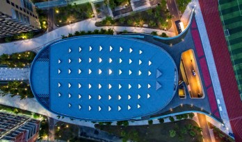 校园中的一尾活力游鱼：上海科技大学体育馆 / 同济大学建筑设计研究院