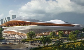 扎哈事务所 & iDEA“西安国际足球中心”开建，为2023足球联赛亚洲杯场馆